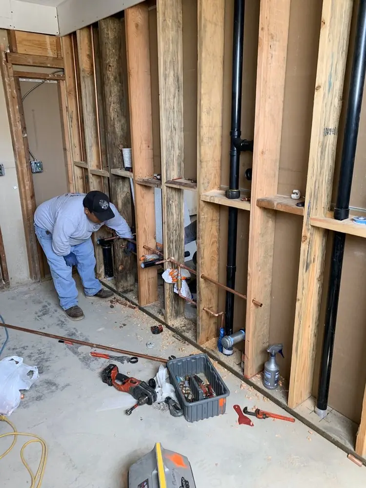 Commercial rough-in plumbing for Gas Line Repair in Evergreen Ridge